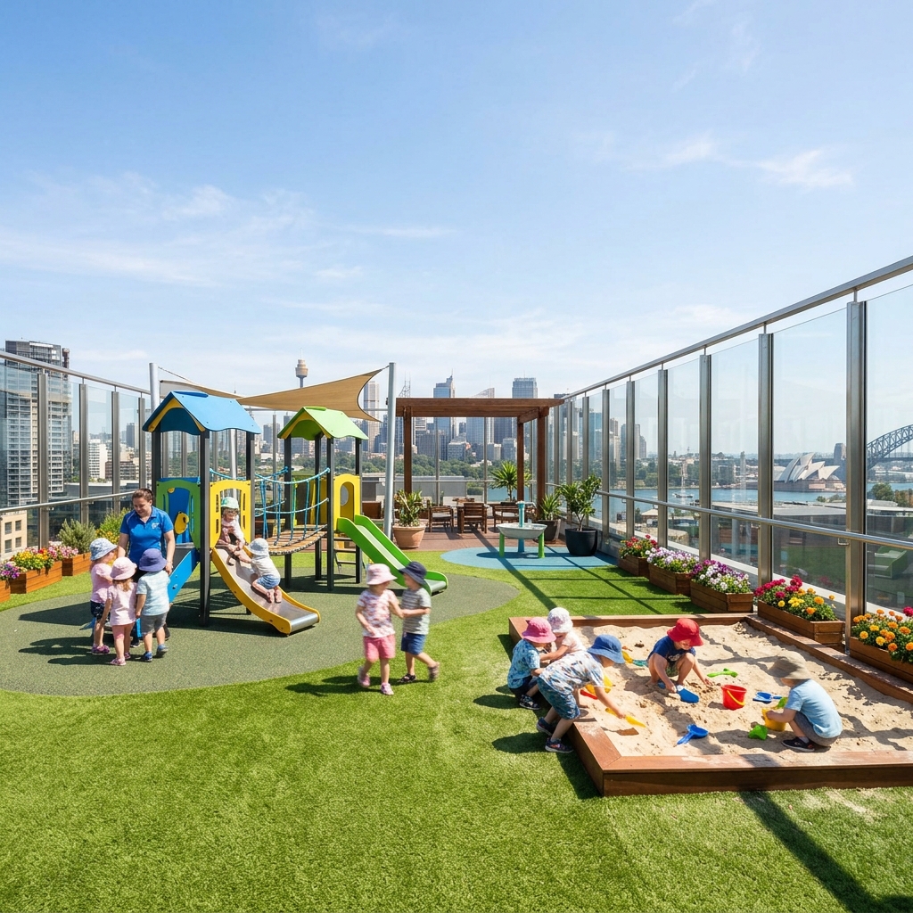 World Tower Early Learning Centre outdoor play area